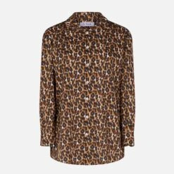 MC2 Saint Barth Leopard Print Cotton Shirt With Embroidery -MC2 Saint Barth Shop animalier shirt cotton woman 4
