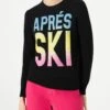 Woman Black Sweater Aprés Ski Degrade Writing 2 Woman Black Sweater Aprés Ski Degrade Writing -MC2 Saint Barth Shop apres ski black degrade 1 602fd7e2 3358 4f4f bead 3dd03a2ca17c