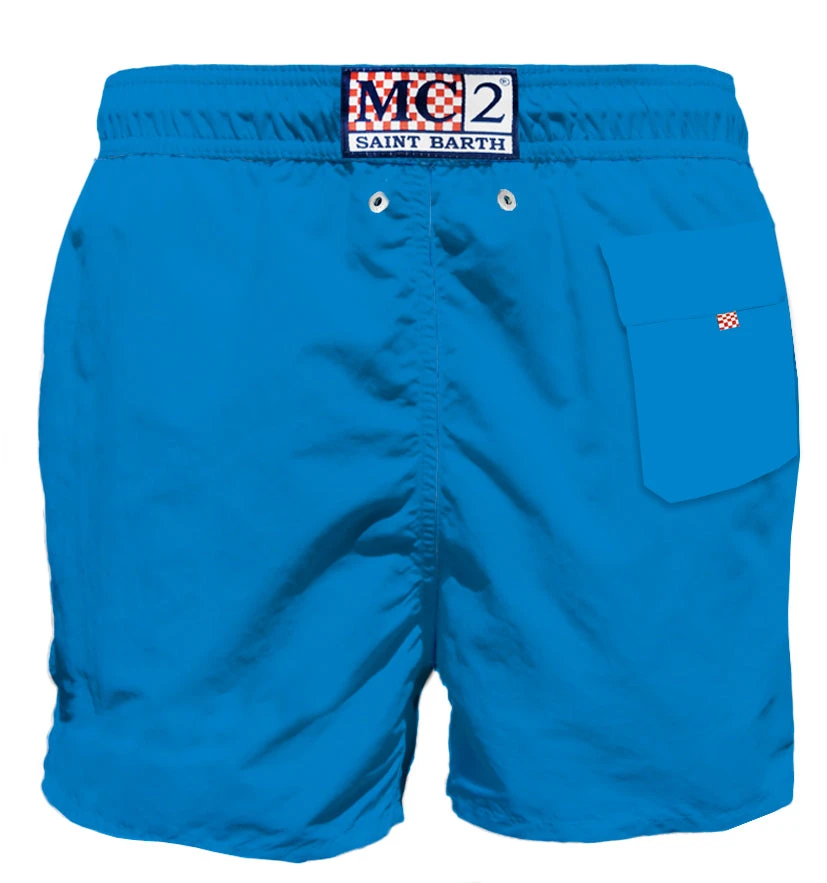 Bluette Man Swim Shorts With Pocket 4 Bluette Man Swim Shorts With Pocket - Image 2
