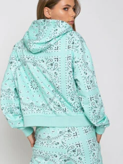 Cotton Bandanna Hoodie With Saint Barth Embroidery -MC2 Saint Barth Shop back 15 3