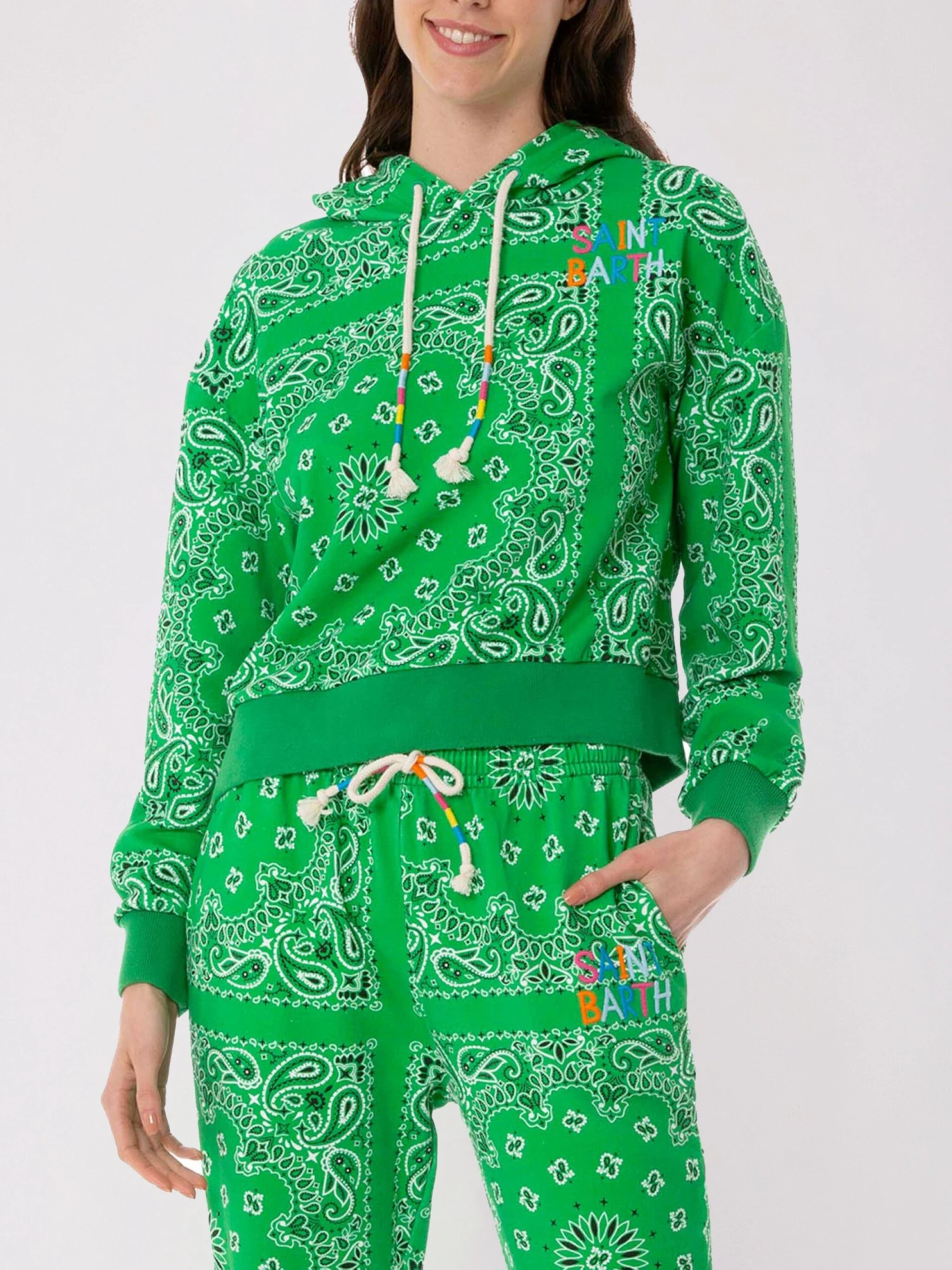 MC2 Saint Barth Cotton Hoodie With Bandanna Print 3 MC2 Saint Barth Cotton Hoodie With Bandanna Print