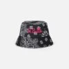 MC2 Saint Barth Cotton Bucket Hat With Front Embroidery And Bandanna Pattern 1 MC2 Saint Barth Cotton Bucket Hat With Front Embroidery And Bandanna Pattern -MC2 Saint Barth Shop bandanna hat embroidery woman 1