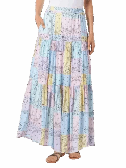 Bandanna Print Cotton Skirt
