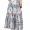 MC2 Saint Barth Woman Cotton Long Skirt With Bandanna Print 2 MC2 Saint Barth Woman Cotton Long Skirt With Bandanna Print -MC2 Saint Barth Shop bandanna skirt ruffled long 1copia2