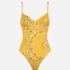 MC2 Saint Barth Woman Underwire One Piece Swimsuit With Bandanna Print