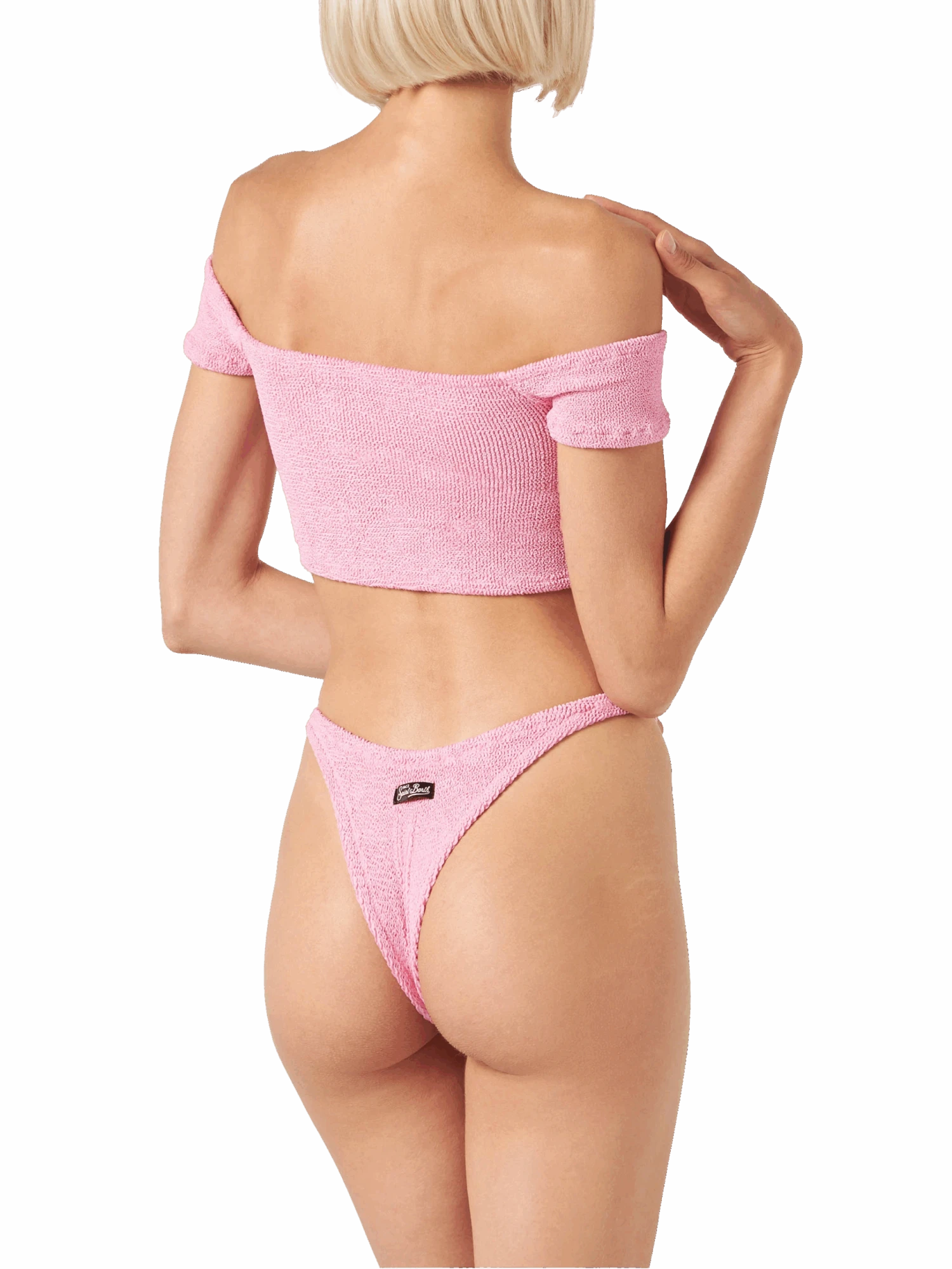 MC2 Saint Barth Woman Crinkle Wide Shoulder Strap Bikini 4 MC2 Saint Barth Woman Crinkle Wide Shoulder Strap Bikini - Image 2