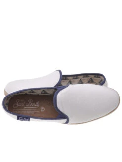 White Canvas Shoes For Men -MC2 Saint Barth Shop beah shoes cruise 0161 2