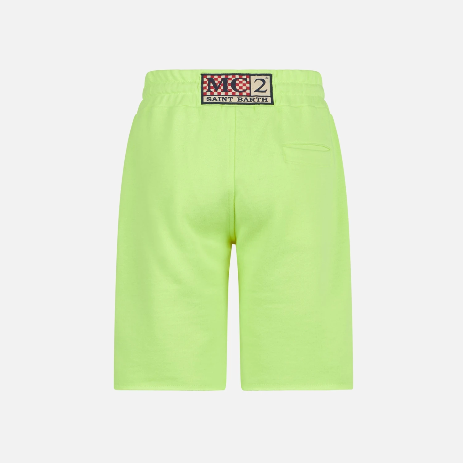 MC2 Saint Barth Boy Cotton Fluo Yellow Bermuda 4 MC2 Saint Barth Boy Cotton Fluo Yellow Bermuda - Image 2