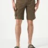 Man Brown Cargo Bermuda With Pockets -MC2 Saint Barth Shop bermuda brown cargo man 1