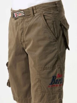 Man Brown Cargo Bermuda With Pockets -MC2 Saint Barth Shop bermuda brown cargo man 3