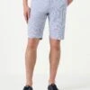Blue Striped Bermuda Shorts -MC2 Saint Barth Shop bermuda cotton striped man 1