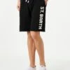 MC2 Saint Barth Man Black Cotton Bermuda -MC2 Saint Barth Shop black cotton bermuda