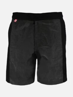 Check Swim Shorts With Contrast Lateral Band