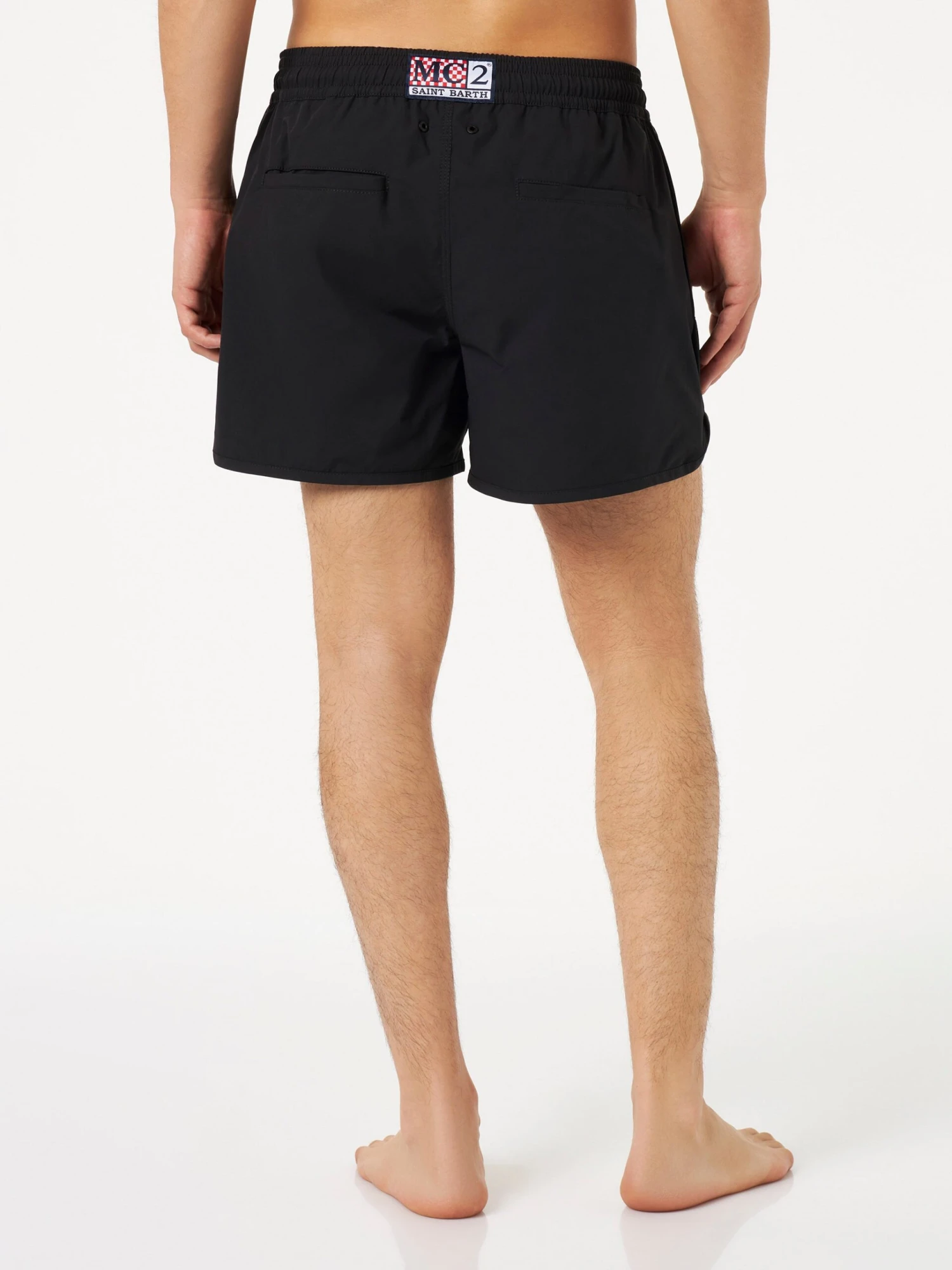 MC2 Saint Barth Man Swim Shorts With Side Logo And Contrast 6 MC2 Saint Barth Man Swim Shorts With Side Logo And Contrast - Image 4
