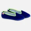 Bluette Velvet Slippers Friulane -MC2 Saint Barth Shop blu friulane slippers 2