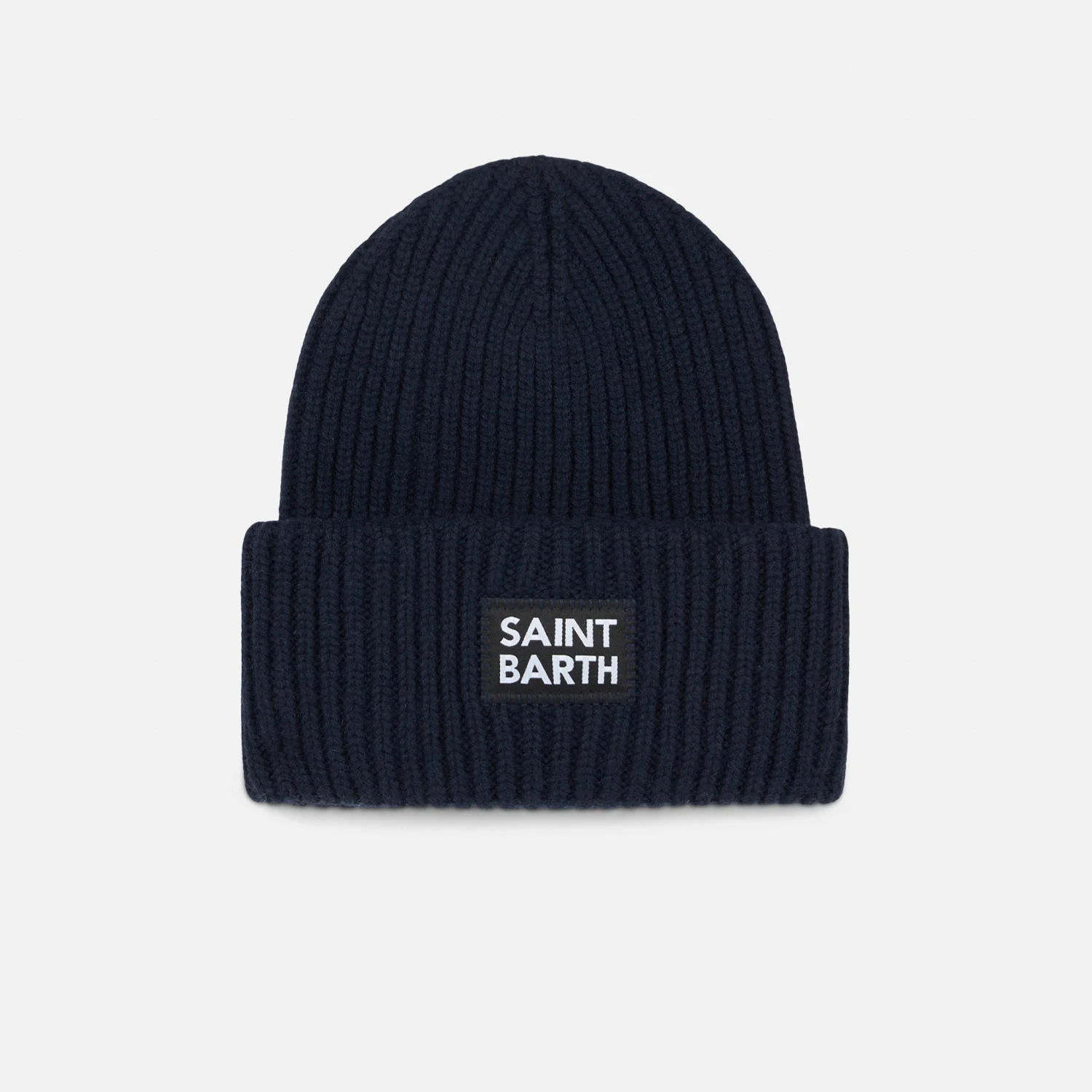 MC2 Saint Barth Boy Blue Ribbed Beanie With Saint Barth Label 3 MC2 Saint Barth Boy Blue Ribbed Beanie With Saint Barth Label