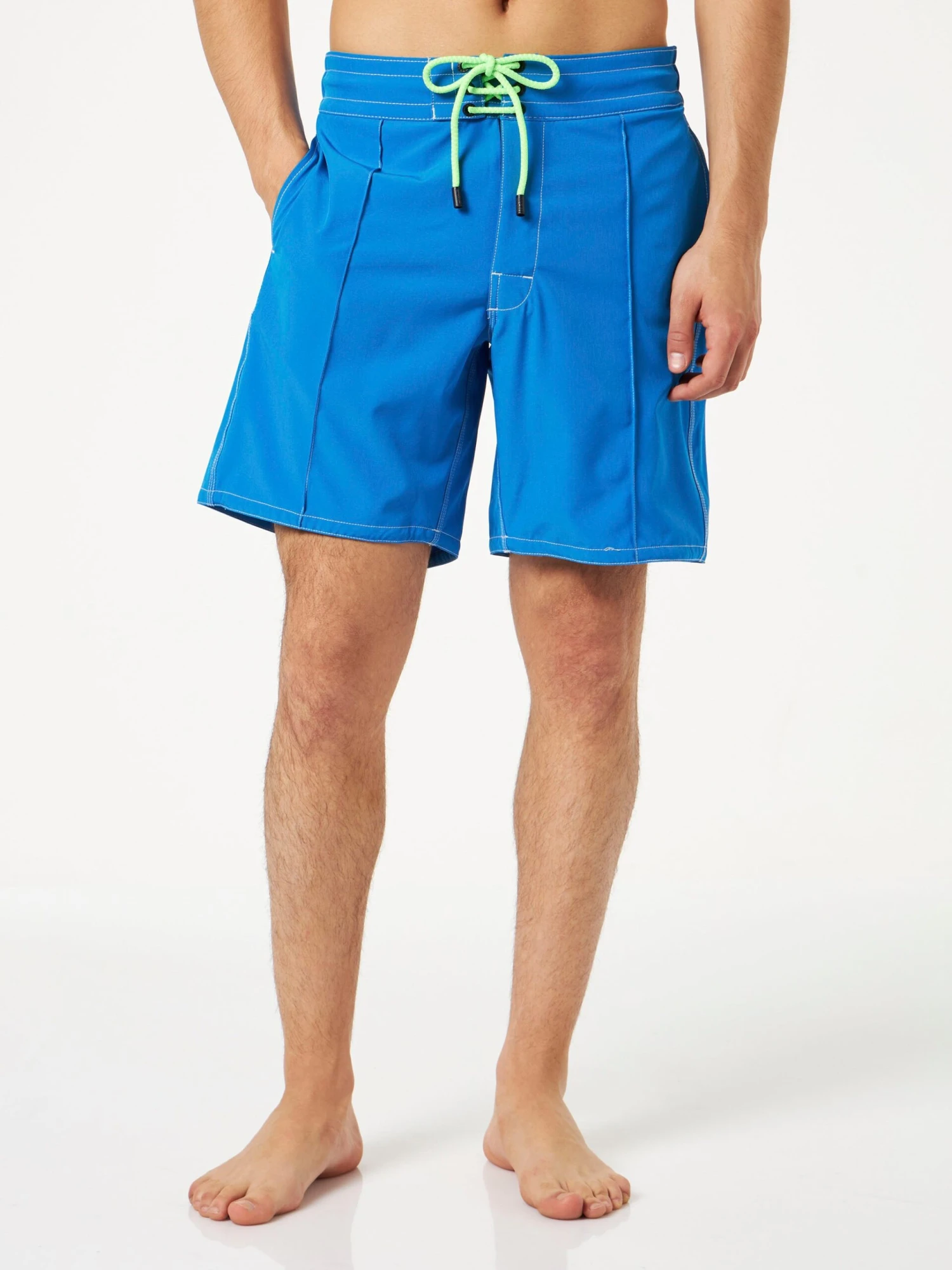 MC2 Saint Barth Long Stretch Bluette Comfort Surf Swim Shorts 5 MC2 Saint Barth Long Stretch Bluette Comfort Surf Swim Shorts - Image 3