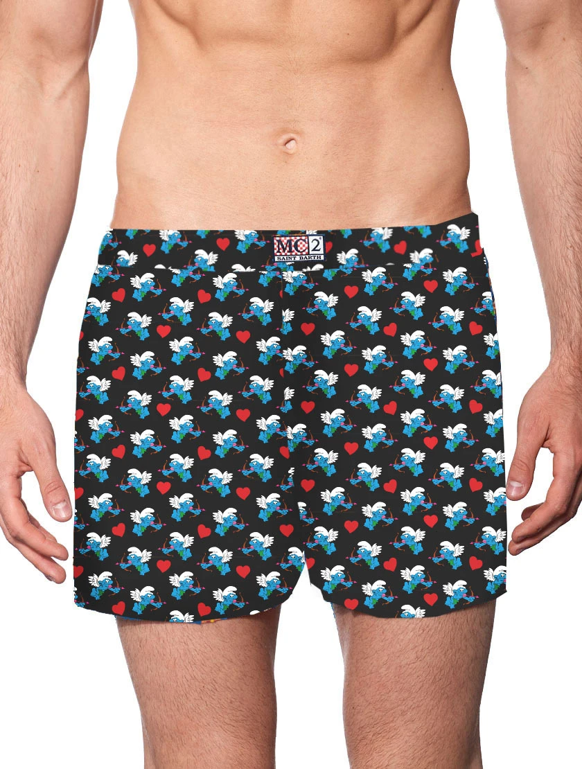 Man Underwear Boxer Smurfs Print - ©Peyo Speciale Edition 3 Man Underwear Boxer Smurfs Print - ©Peyo Speciale Edition