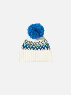 MC2 Saint Barth Boy Beanie With Icelandic Jacquard