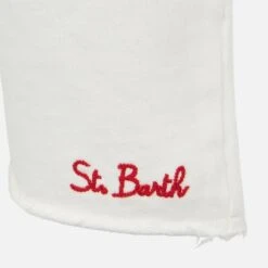 Boy Fleece Short With Pocket -MC2 Saint Barth Shop boy bermuda white cotton 3