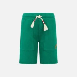 MC2 Saint Barth Boy Cotton Green Bermuda