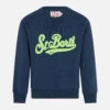 MC2 Saint Barth Boy Cotton Sweatshirt With St. Barth Terry Patch -MC2 Saint Barth Shop boy sweatshirt embroidery 1 1