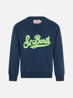 MC2 Saint Barth Boy Cotton Sweatshirt With St. Barth Terry Patch