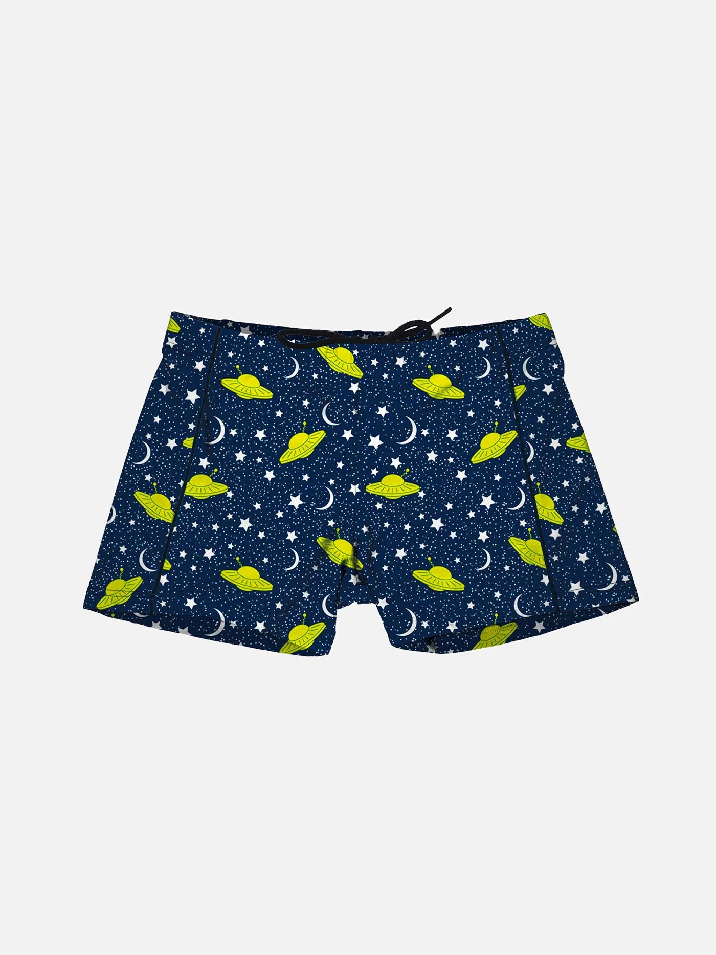 Ufo Print Boy Lycra Swim Briefs 3 Ufo Print Boy Lycra Swim Briefs