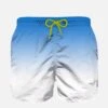 Boy Swim Shorts With Bluette And White Gradient Print 2 Boy Swim Shorts With Bluette And White Gradient Print -MC2 Saint Barth Shop boy swimshort gradient 01