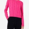 MC2 Saint Barth Woman Crewneck Braided Sweater With Saint Barth Lurex Jacquard -MC2 Saint Barth Shop braided fuchsia lurex sweater 1