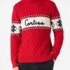 MC2 Saint Barth Half-turtleneck Sweater With Cortina Lettering -MC2 Saint Barth Shop braided sweater man cortina 1