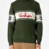 MC2 Saint Barth Half-turtleneck Sweater With Verbier Lettering 1 MC2 Saint Barth Half-turtleneck Sweater With Verbier Lettering -MC2 Saint Barth Shop braided sweater man verlier 1