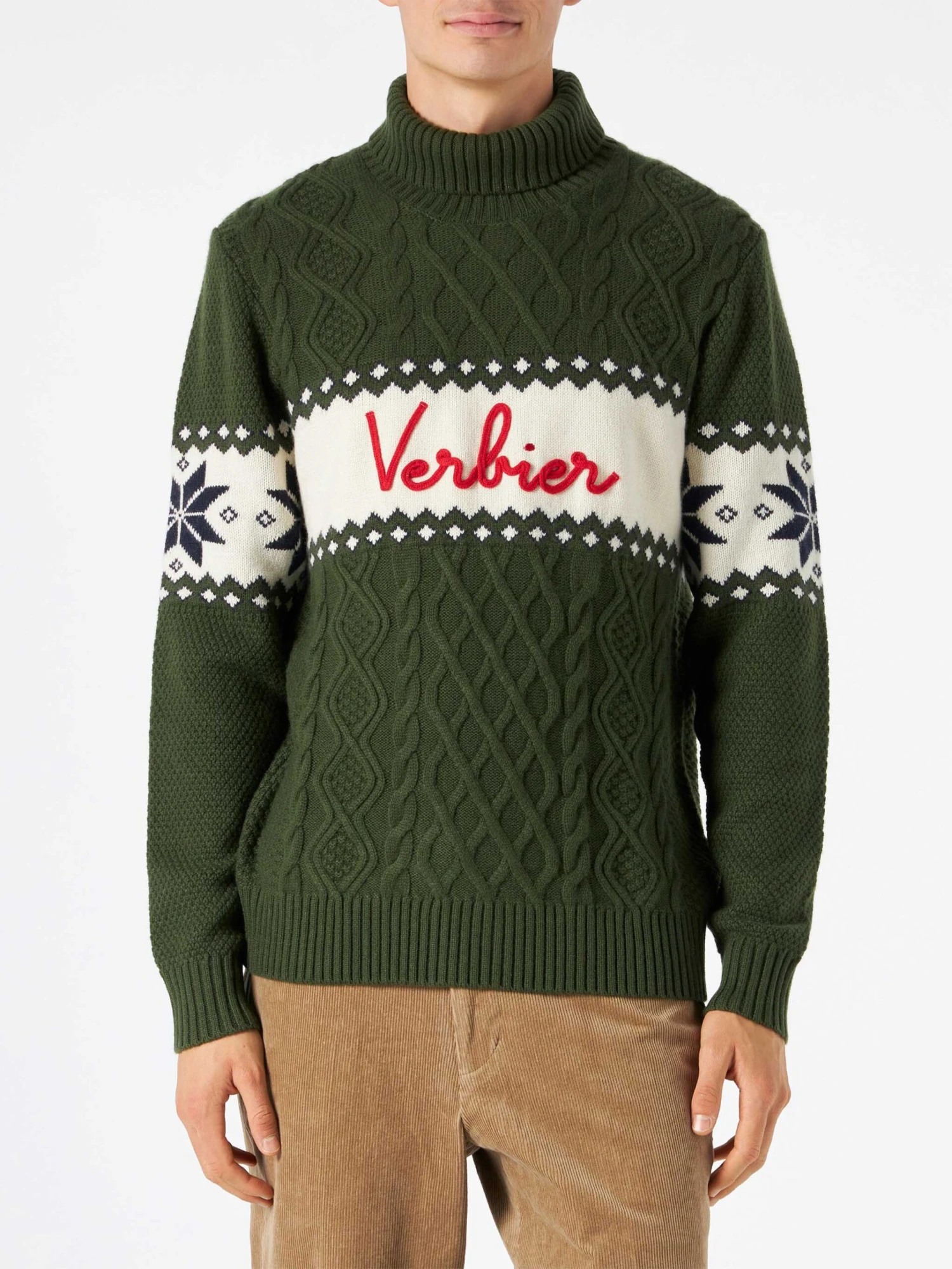 MC2 Saint Barth Half-turtleneck Sweater With Verbier Lettering 3 MC2 Saint Barth Half-turtleneck Sweater With Verbier Lettering