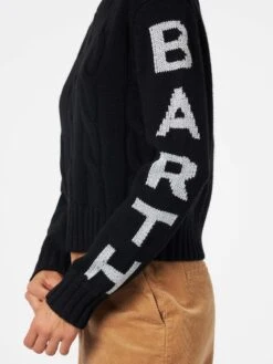 MC2 Saint Barth Woman Crewneck Braided Sweater With Saint Barth Lurex Print 10 MC2 Saint Barth Woman Crewneck Braided Sweater With Saint Barth Lurex Print -MC2 Saint Barth Shop braided sweater woman black 4