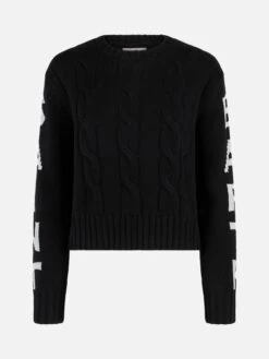 MC2 Saint Barth Woman Crewneck Braided Sweater With Saint Barth Lurex Print 11 MC2 Saint Barth Woman Crewneck Braided Sweater With Saint Barth Lurex Print -MC2 Saint Barth Shop braided woman sweater lurex 4