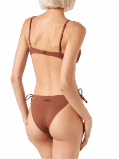 MC2 Saint Barth Woman Brown Underwired Bralette Bikini -MC2 Saint Barth Shop brown bikini opi nailpolish 2