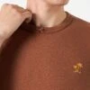 MC2 Saint Barth Man Brown Cotton T-shirt -MC2 Saint Barth Shop brown tshirt embroidery man 3