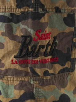 Man Camouflage Cargo Bermuda With Pockets -MC2 Saint Barth Shop camouflage bermuda cargo man 3