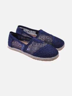 Blue Macramè Espadrillas