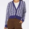MC2 Saint Barth Woman Crop Cardigan With Jewel Buttons 2 MC2 Saint Barth Woman Crop Cardigan With Jewel Buttons -MC2 Saint Barth Shop cardigan cropped woman pied poule 1