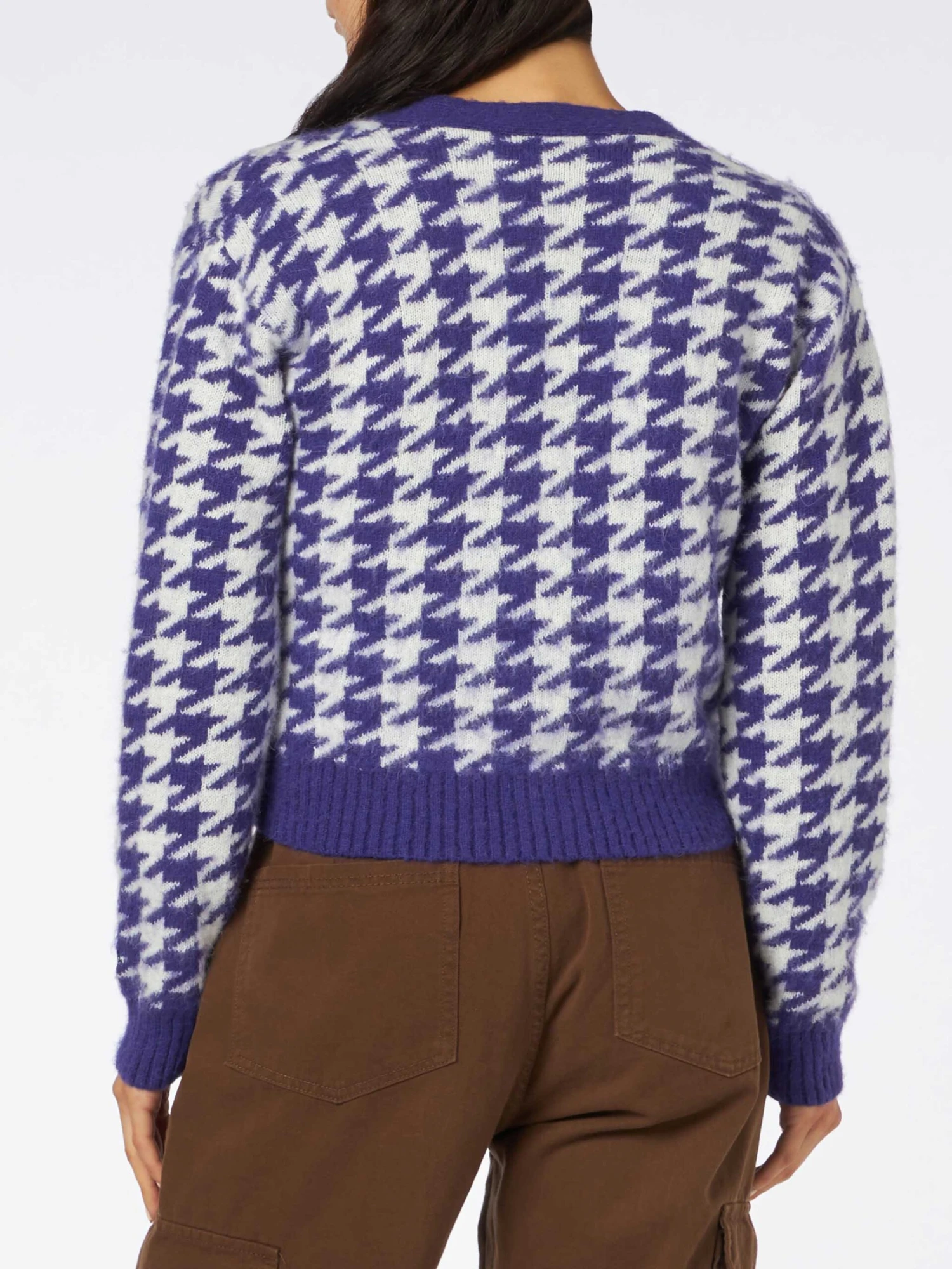 MC2 Saint Barth Woman Crop Cardigan With Jewel Buttons 4 MC2 Saint Barth Woman Crop Cardigan With Jewel Buttons - Image 2