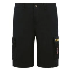 MC2 Saint Barth Blue Cotton Cargo Shorts -MC2 Saint Barth Shop cargo man blue cotton