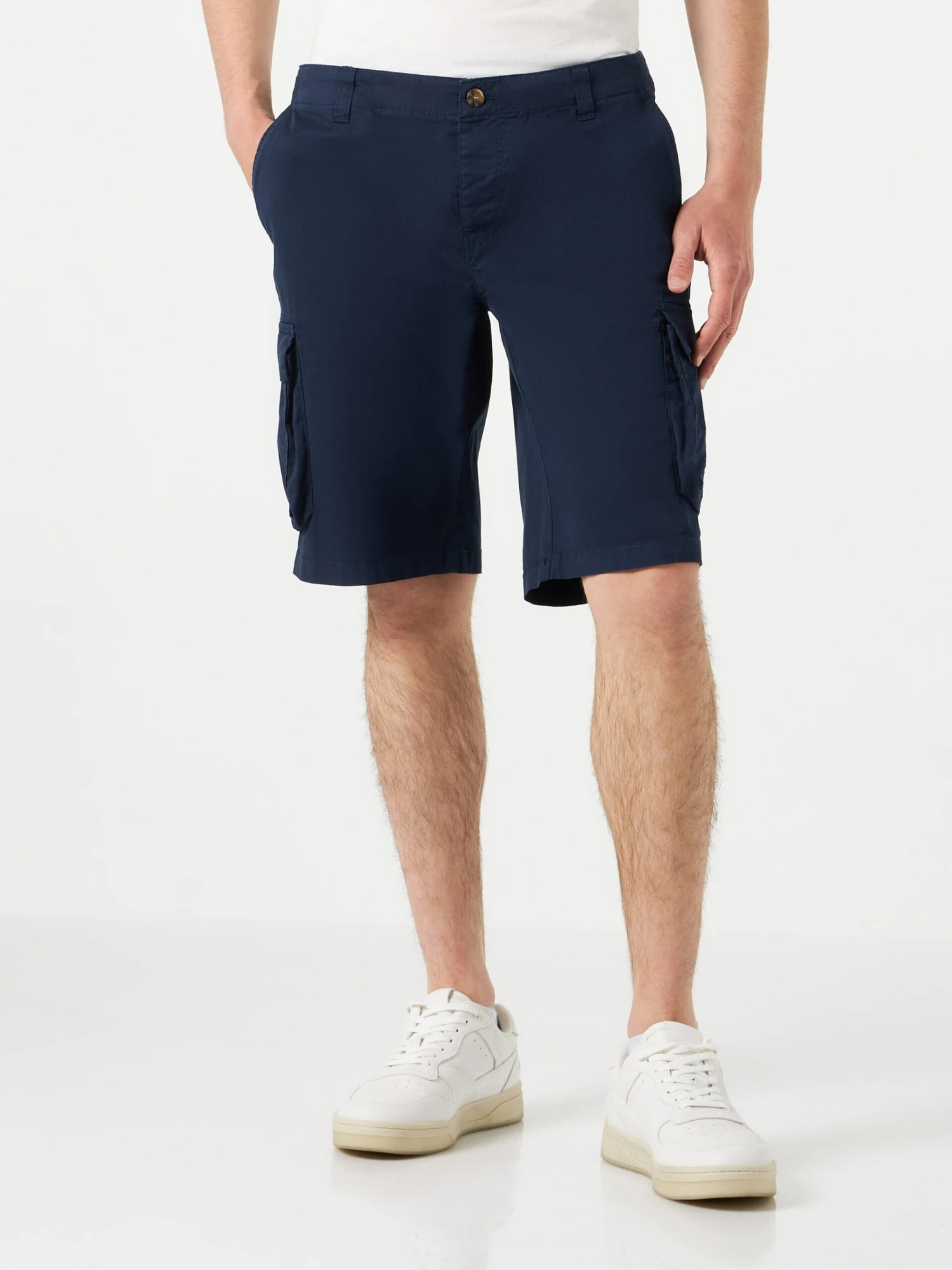 MC2 Saint Barth Man Blue Cotton Cargo Shorts 3 MC2 Saint Barth Man Blue Cotton Cargo Shorts