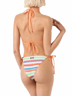 MC2 Saint Barth Woman Triangle Bikini With Print Chevron Pattern 8 MC2 Saint Barth Woman Triangle Bikini With Print Chevron Pattern -MC2 Saint Barth Shop chevron fluo swim briefs 2