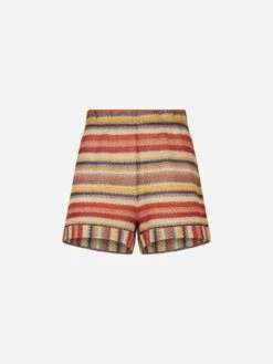 Navajo Style Knitted Shorts -MC2 Saint Barth Shop chevron knitted beach shorts 4