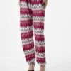 Chevron Knitted Jogger Pants