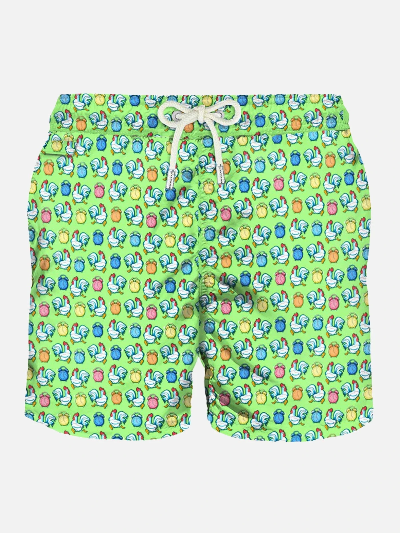 Light Fabric Man Swim Shorts Roosters Print 3 Light Fabric Man Swim Shorts Roosters Print