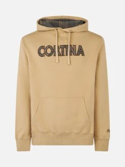 MC2 Saint Barth Man Beige Hoodie With Cortina Patch 9 MC2 Saint Barth Man Beige Hoodie With Cortina Patch -MC2 Saint Barth Shop cortina patch hooded sweatshirt man 4