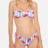 Bandeau Bikini Watermelon Print -MC2 Saint Barth Shop costume anguria righe donna