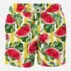 Mid-length Swim Shorts With Watermelon Print 2 Mid-length Swim Shorts With Watermelon Print -MC2 Saint Barth Shop costume bluette old school tattoo uomo 0000 striped watermelon